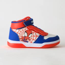 Zapatilla Cana Alta Nino Luces Spidey Blanco Rojo 27