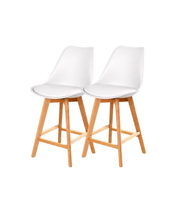 Pack 2 Taburetes Tulip Wood 66 cm