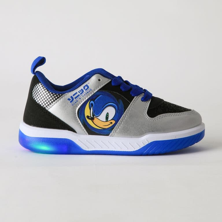 Zapatilla Luces Nino Cara Azul Negro 27