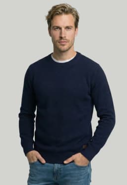 Sweater Bristol Navy Azul L