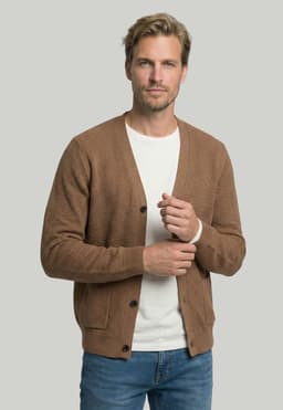 Cardigan Valencia Toasted Melange Cafe XL