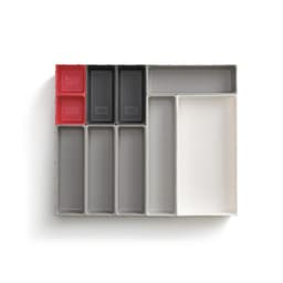 Organizador de Cajon Duo Gris 10 Unid