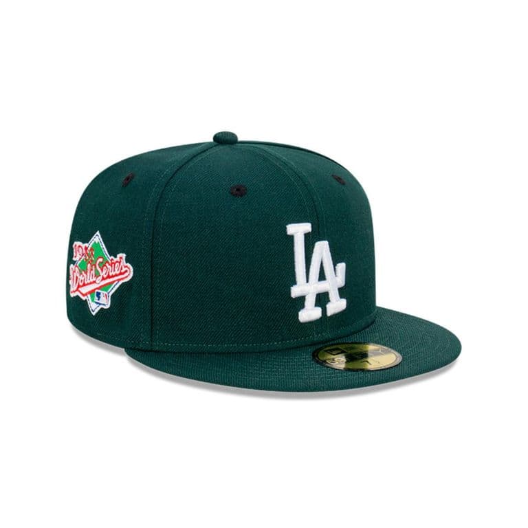 Gorra 59Fifty Los Angeles Dodgers World Series Verde Verde 7 1/2