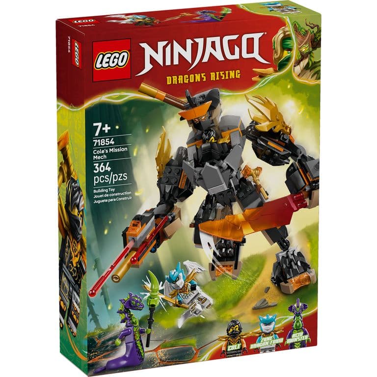 MECH DE MISION DE COLE Y ZANE DRAGON NINJAGO 71854