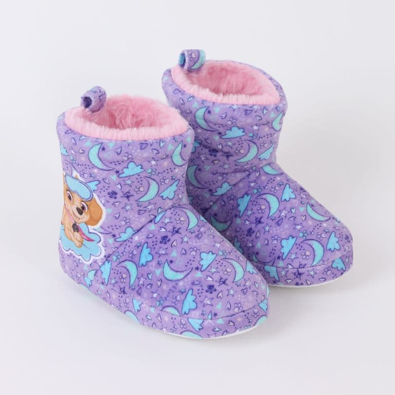 Pantufla Bota Nina Invernal Skye Cielo Morado Morado 23