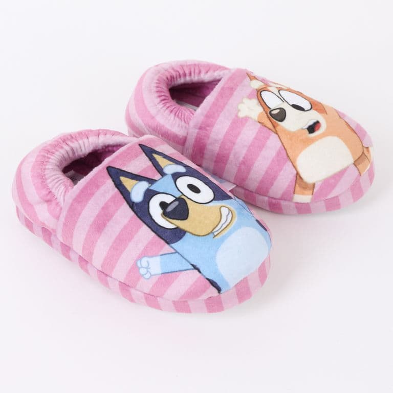 Pantufla Nina Rayas Rosado Bingo & Rosa 23