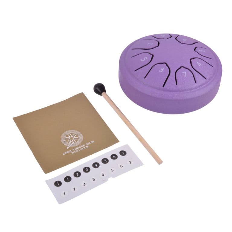 STEEL TONGUE DRUM 4.5 PULGADAS 8 TONOS STD-8