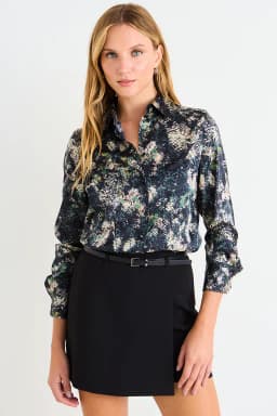 Blusa Fantasia Mujer Negro Negro 40