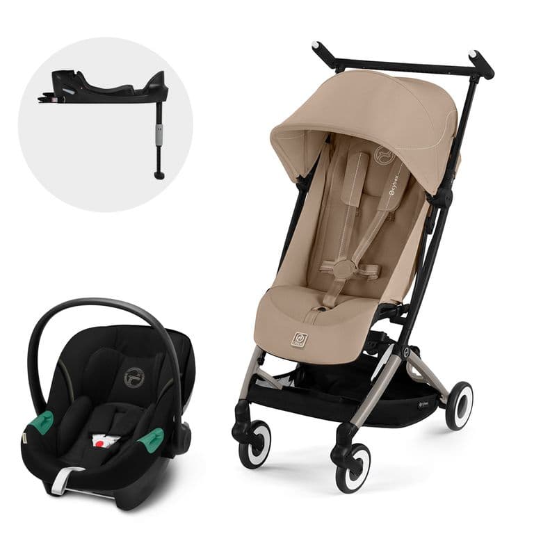 Coche Travel System Libelle TPE AB + Aton S2 + Base Beige