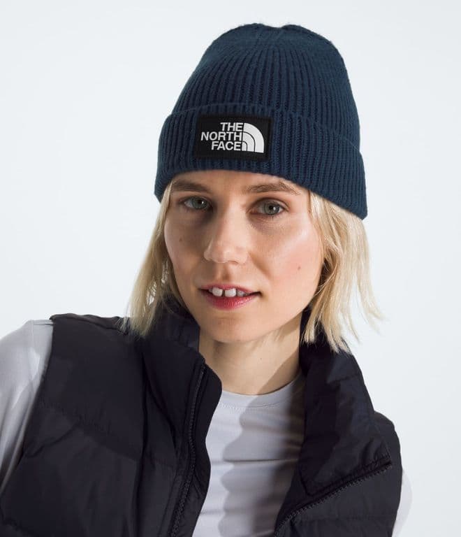 Gorro Tnf Logo Box Cuffed Beanie Negro TALLA UNICA