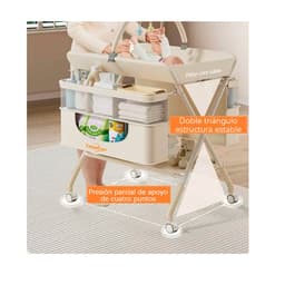 Cambiador Portatil Bebe Plegable Multifuncional Mudador