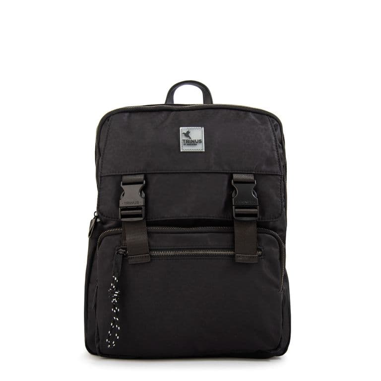 Mochila porta notebook college grande negro Negro TALLA UNICA