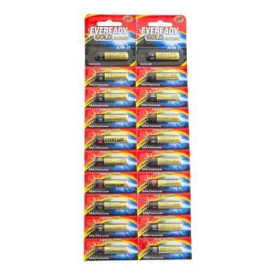 Pack 20 Pilas Aaa Alcalinas 1.5v Modelo Gold