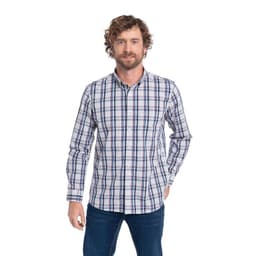 CAMISA MANGA LARGA TREVIRA CUADROS HOMBRE ALMERIA Ladrillo M