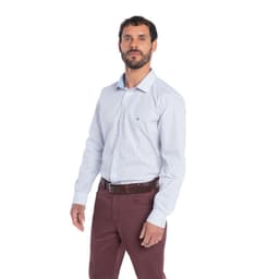 CAMISA MANGA LARGA TREVIRA RAYAS HOMBRE BILBAO Celeste S
