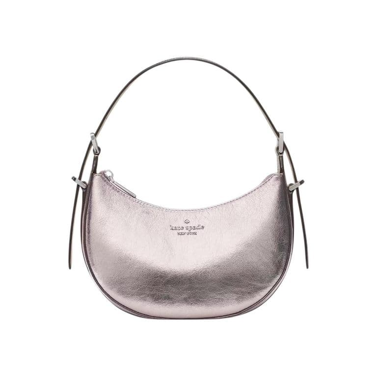 Bolso Nova Crinkle Metallic Crescent KN205 Plateado TALLA UNICA