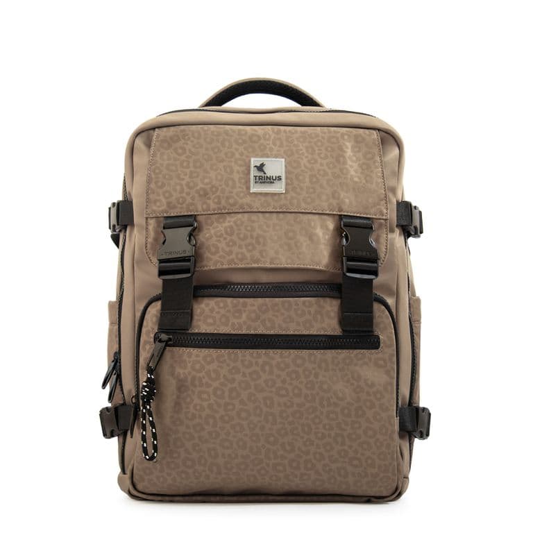 Mochila de viaje college taupe Marron TALLA UNICA