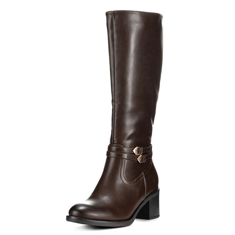 Bota Marron Casual Mujer CZY582 Cafe 37