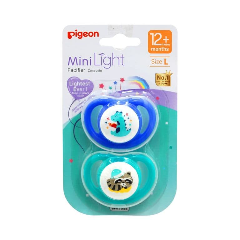 Chupete Odontologico Mini Light Talla L 2 Un Azul-Verde