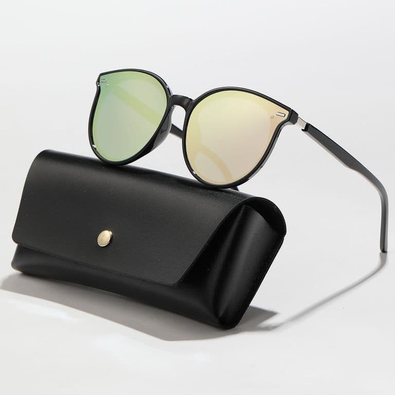 Gafas Lentes de Sol Polarizados UV400 Unisex moda classic para mujer hombre Proteccion UV Salmon TALLA UNICA