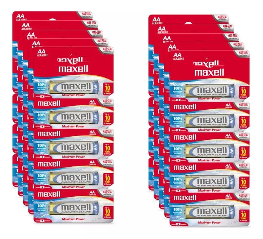 Pack 50 Pilas Alcalinas Aa Caja (Doble A)