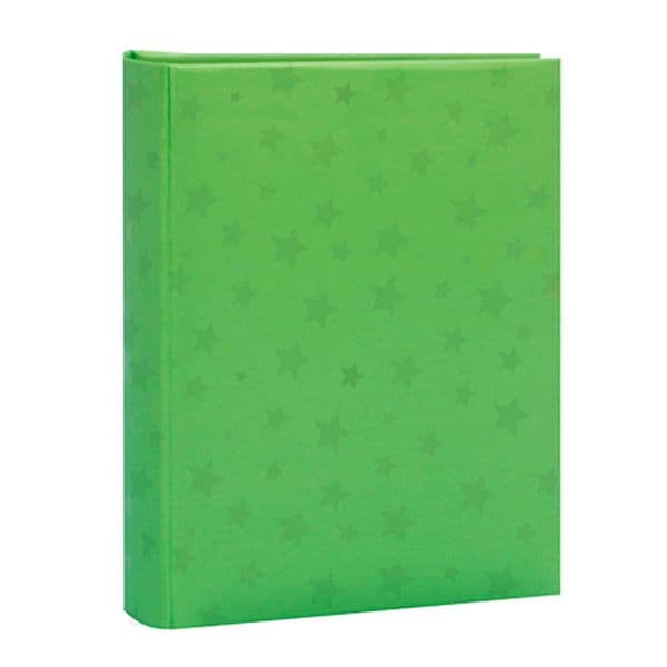 Album hojas negras papel estrella. para ensobrar 15x21 cm / 100F Verde