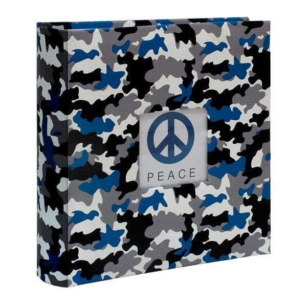 Album camuflado con memo 13x18 cm / 200F Azul
