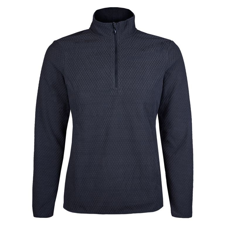 Polera Micropolar Panal Segunda Capa con Cierre Culpeo Pro Mujer Azul Oscuro 2XL