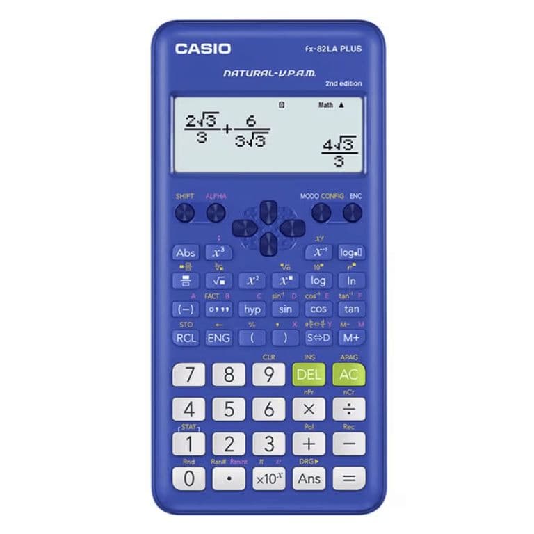 CALCULADORA FX-82LAPLUS2-BU AZUL
