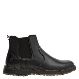 Botin Hombre Cuero Negro 40