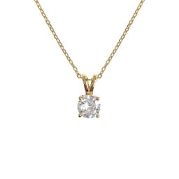 Collar Plata 925 Punto De Luz Val Dorado TALLA UNICA