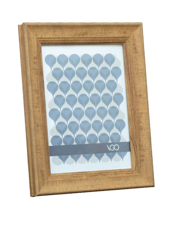 Marco madera moldura ancha Beige 10x15 cm Beige