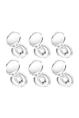 Pack 6 Clip Nasal Anti Ronquidos Silicona Magnetico. Estuche