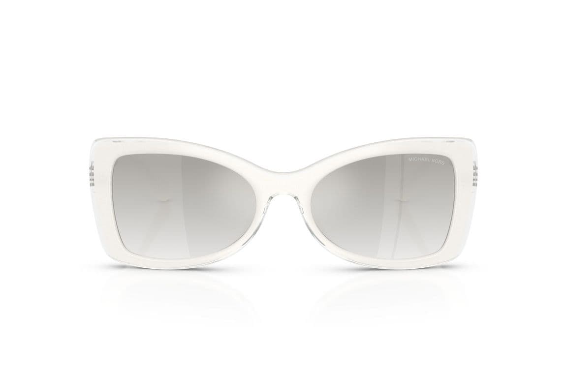 Lentes de Sol Malaga Blanco Espejados Blanco M