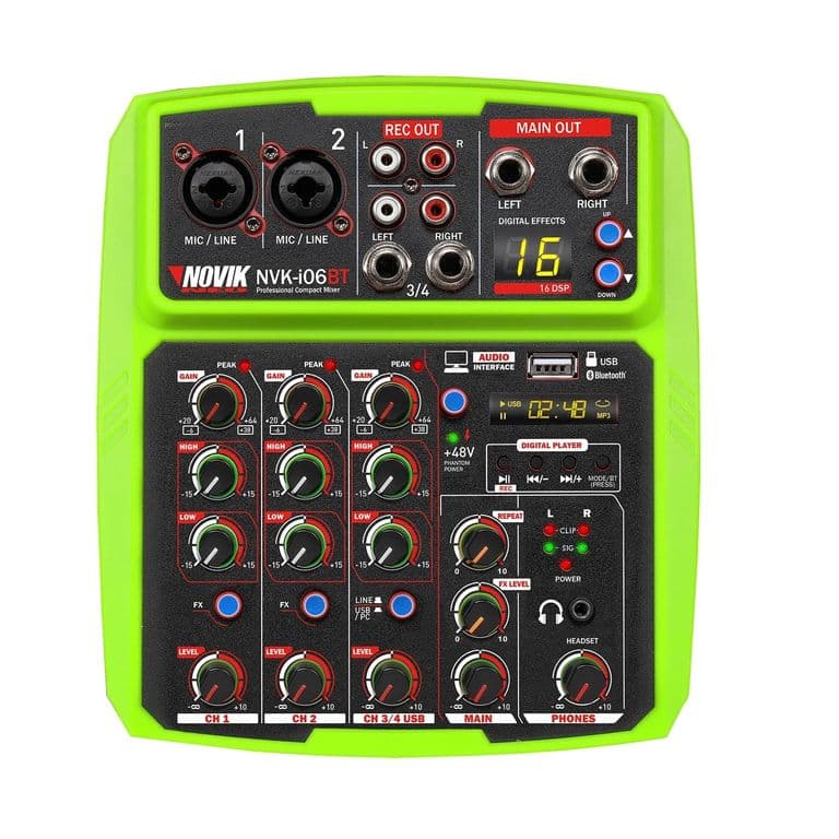 Consola Minimixer Profesional 8 Canales Novik NVK-i08