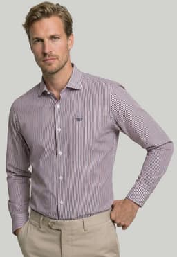 Camisa Amberes Brown Cafe S
