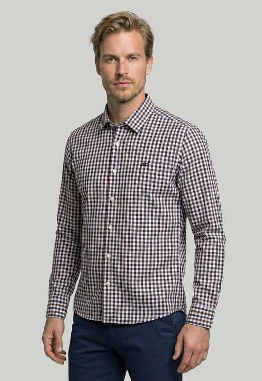 Camisa Lisboa Brown Cafe S