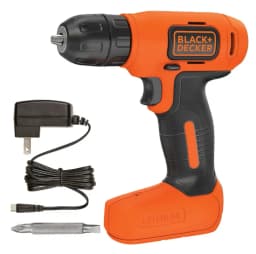 Taladro Atornillador 8v Ion-litio Black+decker Ld008-b2c Color NaranjaNegro