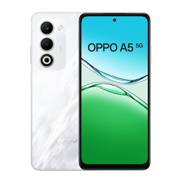 Celular A5 5g 8+256gb Dual Sim, Bateria 6000mAh, IP65, Camara 50MP, Smartphone Blanco 256 GB