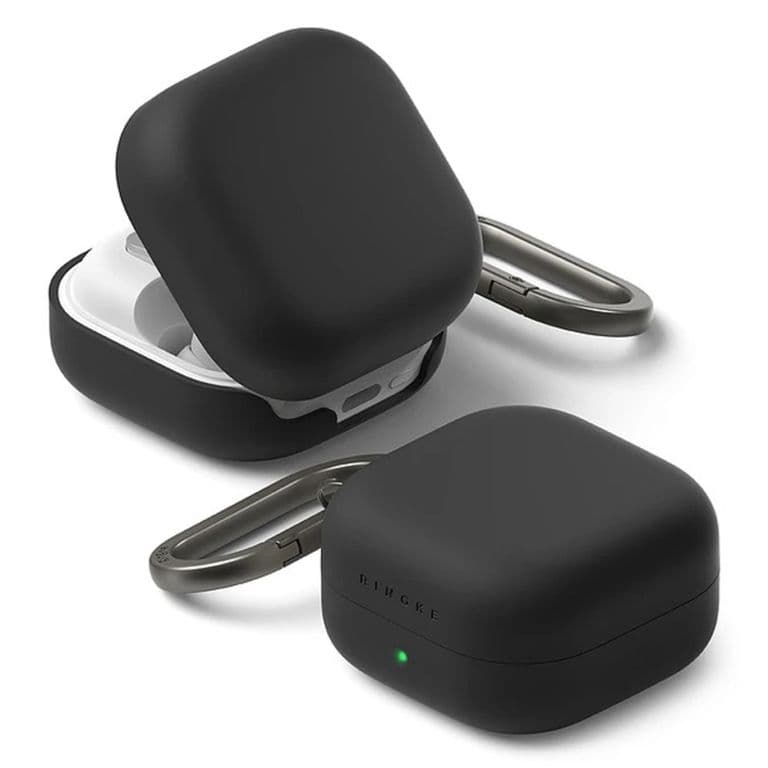 Carcasa Funda para Galaxy Buds 4 / 4 Pro Silicona Negro