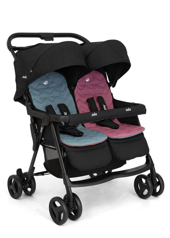 Coche Paseo Doble Aire Twin Shale Negro