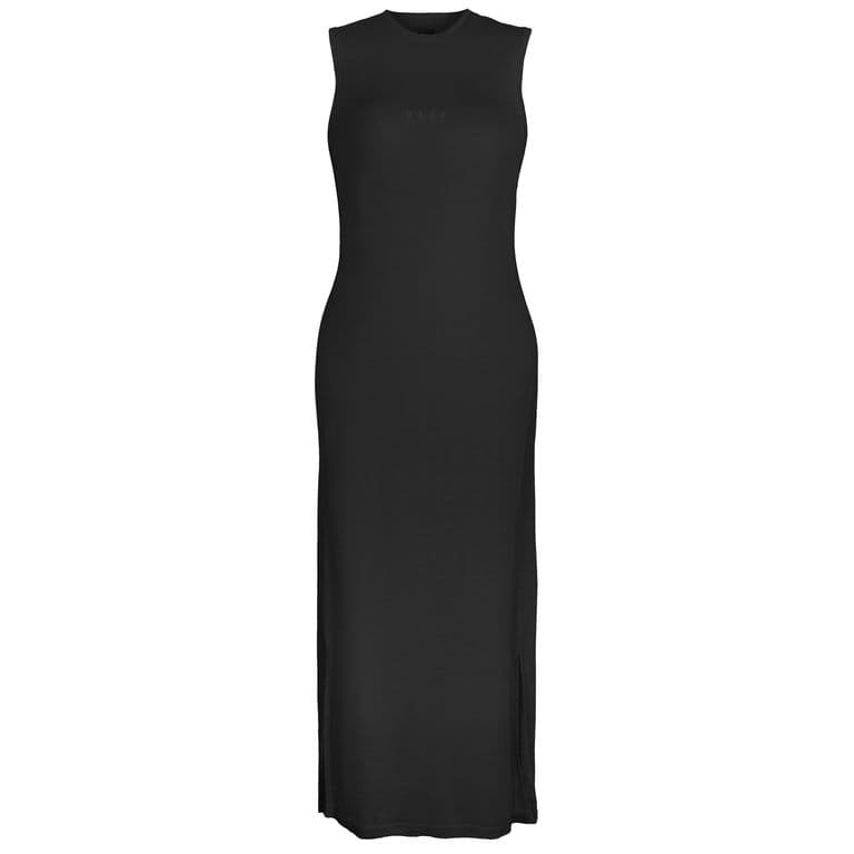 Vestido Women Long All Black Negro S