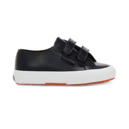 Zapatilla Kids 2750 Vegan Faux Leather Black White Negro 31