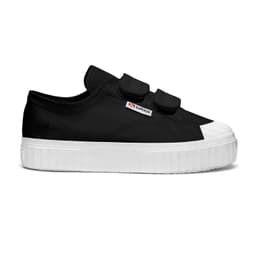 Zapatilla Kids 2630 Stripe Straps Black White Negro 31