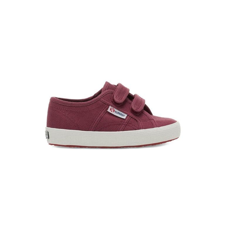 Zapatilla Kids 2750 Straps Burgundy Rojo 22