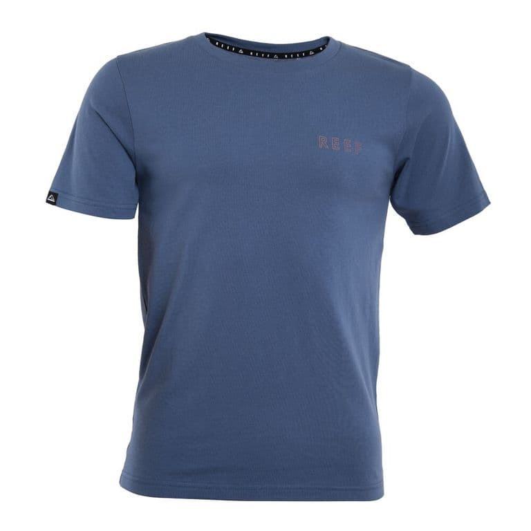 Polera Kids Palm Blue Burgundy Azul 10 ANOS