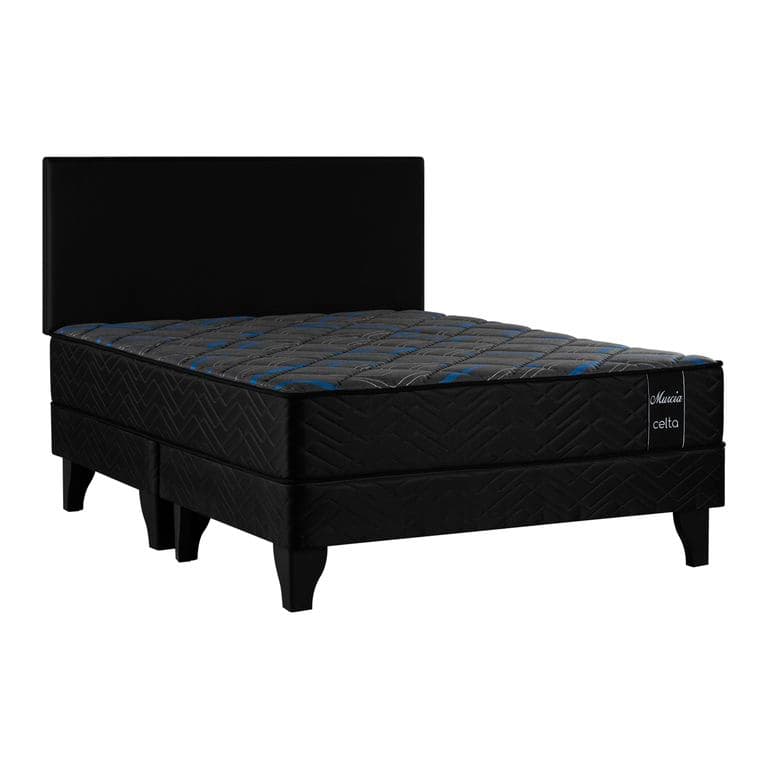 Cama Europea Pocket Plus Murcia King + Respaldo