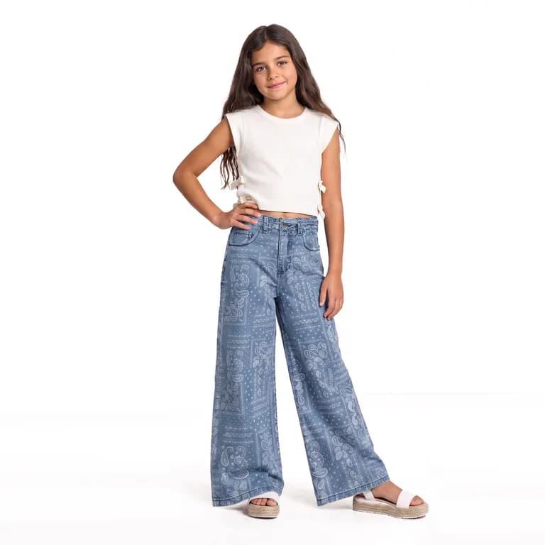 Jeans Ancho Nina Celeste 6