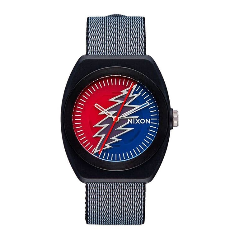 Reloj Grateful Dead Light Wave All Black Blue Red Negro TALLA UNICA