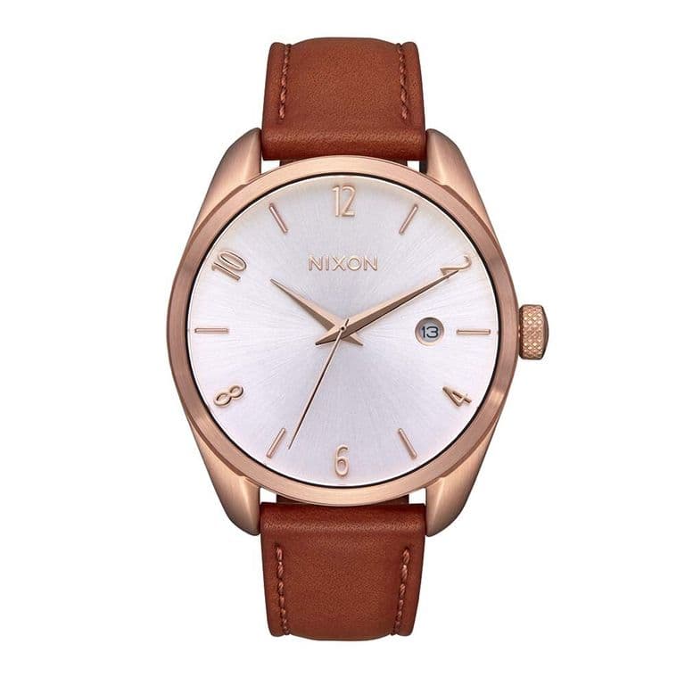 Reloj Thalia Leather Rose Gold White Cafe TALLA UNICA